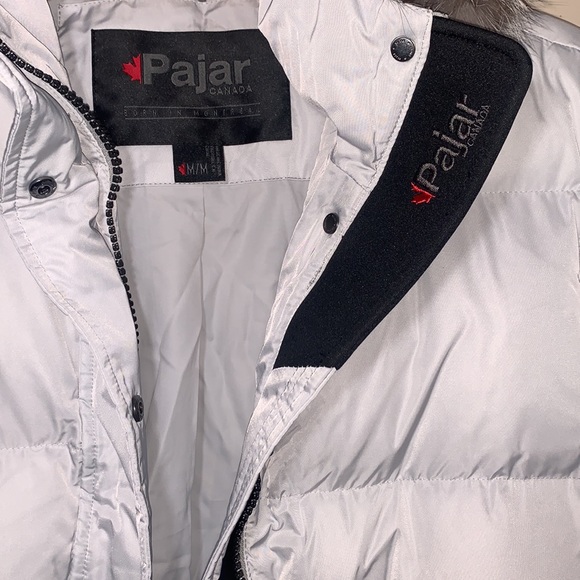 NWT PAJAR Fox Fur Puffer Coat - Picture 7 of 8